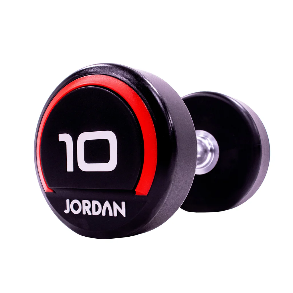 JORDAN® Urethane Dumbbell Red 10kg