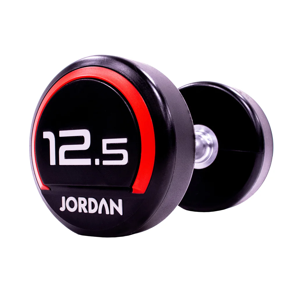 JORDAN® Urethane Dumbbell Red 12.5kg