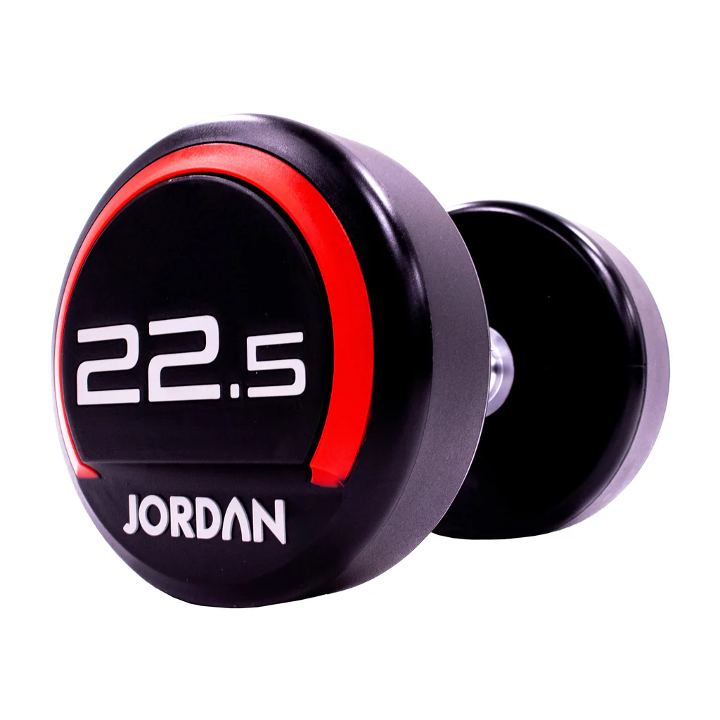 JORDAN® Urethane Dumbbell Red 22.5kg