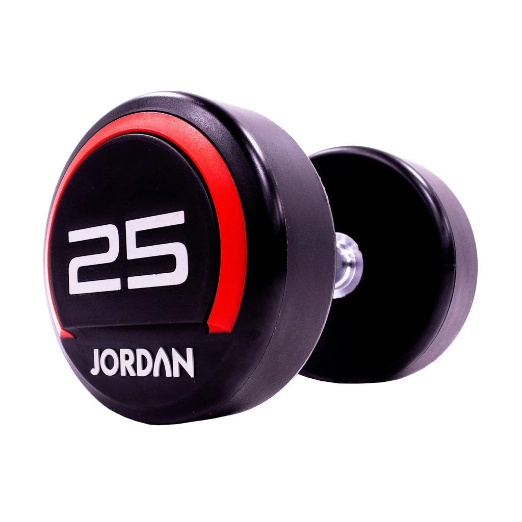 JORDAN® Urethane Dumbbell Red 25kg