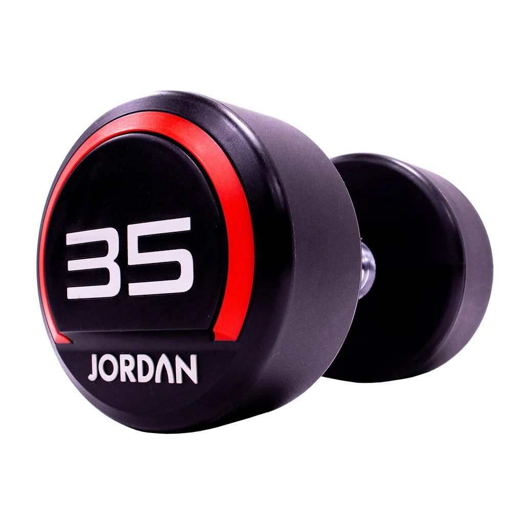 JORDAN® Urethane Dumbbell Red 35kg