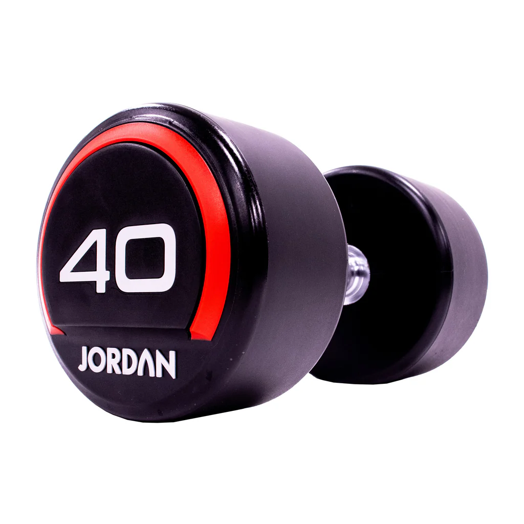 JORDAN® Urethane Dumbbell Red 40kg