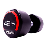 JORDAN® Urethane Dumbbell Red 42.5kg