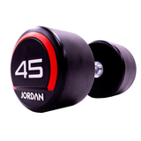 JORDAN® Urethane Dumbbell Red 45kg