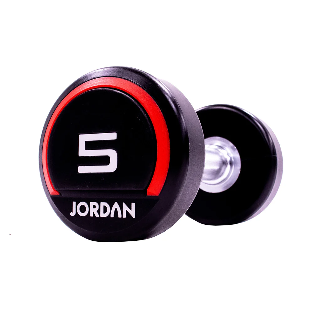 JORDAN® Urethane Dumbbell Red 5kg