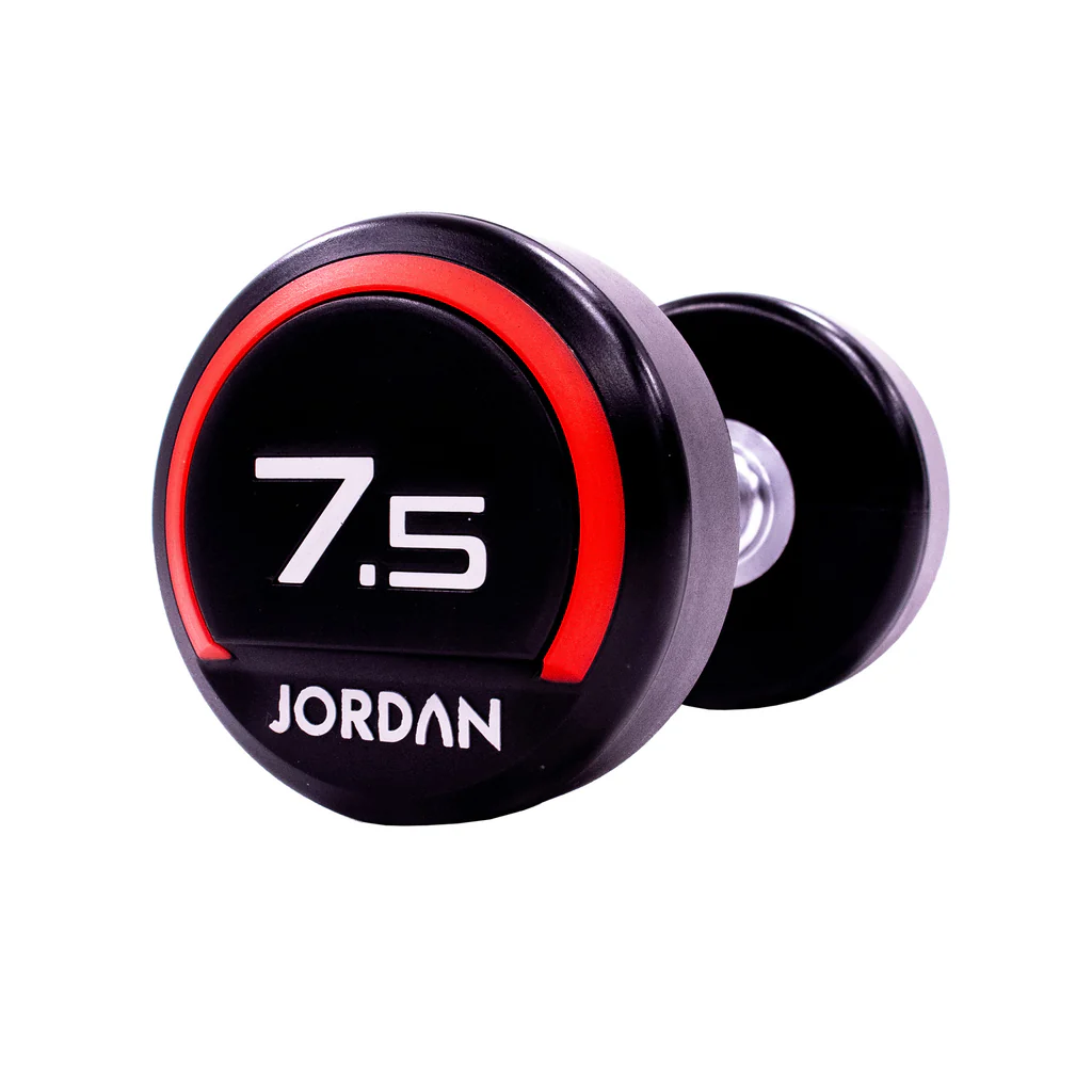 JORDAN® Urethane Dumbbell Red 7.5kg