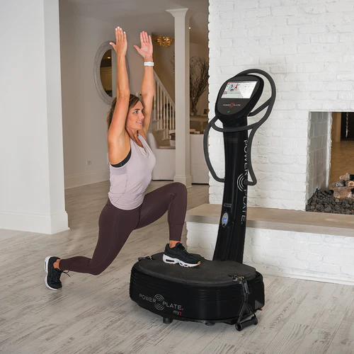 Power Plate My7 Lady using in action 