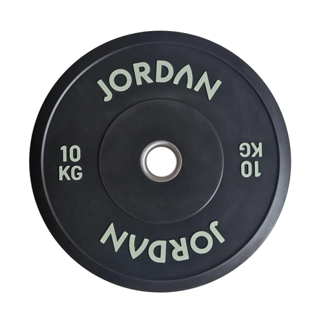 JORDAN Black Rubber Bumper Plate 10kg