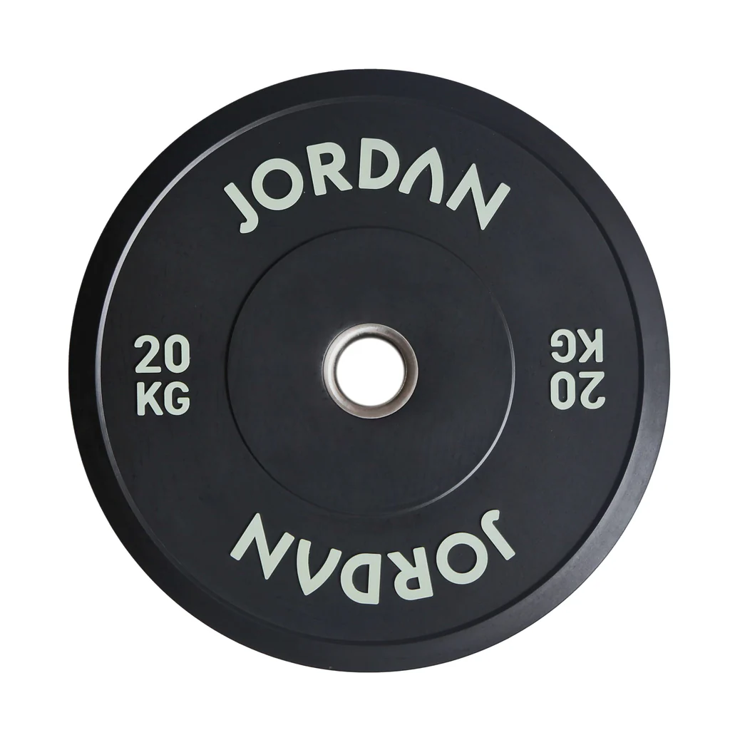 JORDAN Black Rubber Bumper Plate 20kg