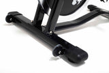 York Barbell CSB32 Indoor Training Bike Close up of transport wheels