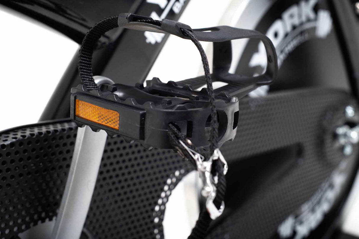York Barbell CSB32 Indoor Training Bike Pedal close up 