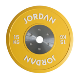 JORDAN Calibrated Yellow Rubber Competition Plate 15kg