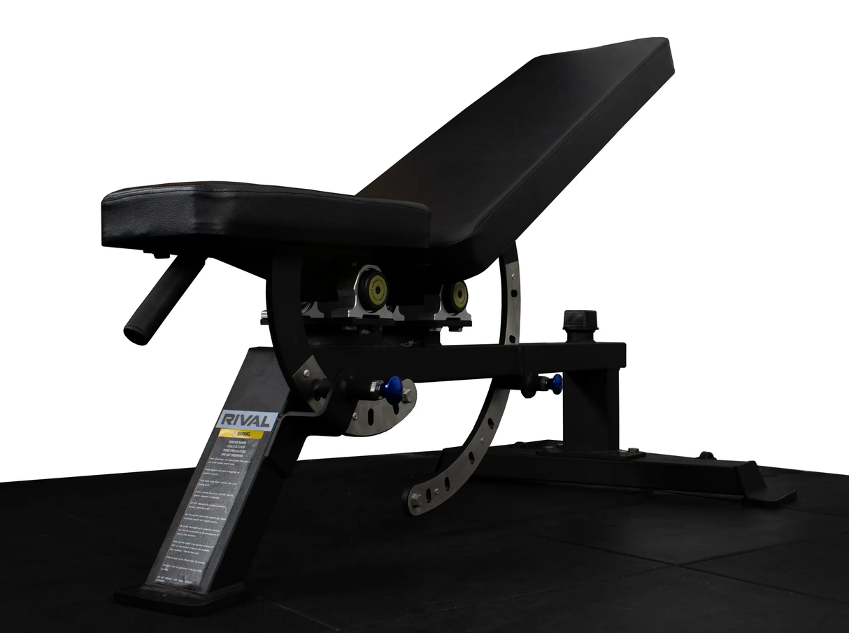 Rival Commercial Adjustable Weight Bench Close Up 
