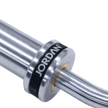 JORDAN® Steel Series EZ Curl Bar with bearings Close up of Bearing 