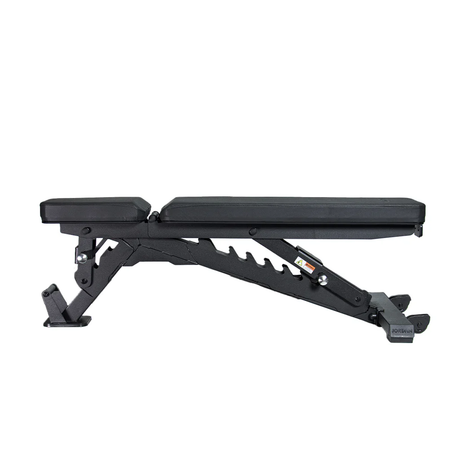 JORDAN® Adjustable FID Bench Side View Flat