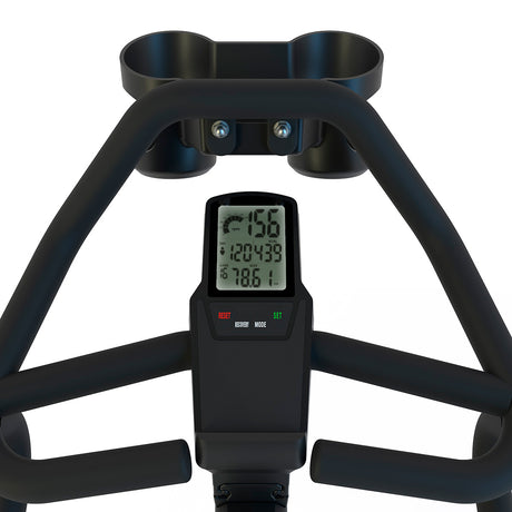 Group Cycle Double cup holder and Live Tracking Screen Close up 