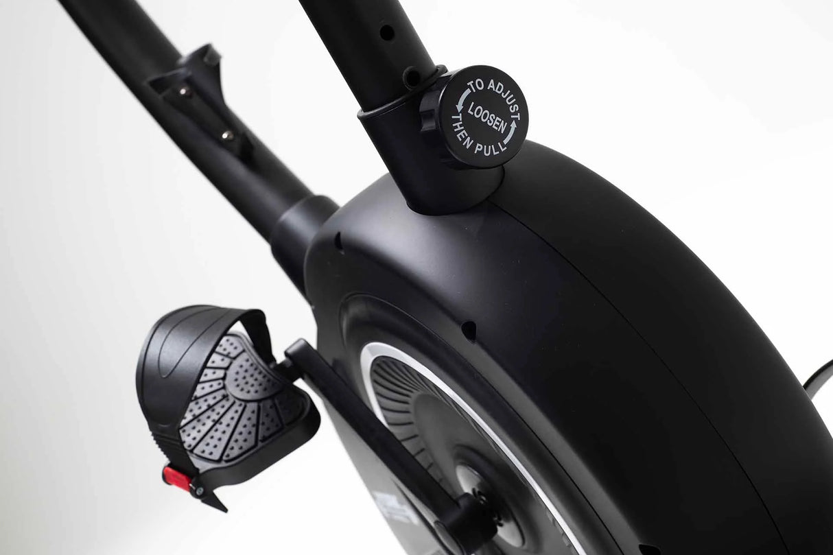 
York Barbell HB7 Exercise Bike close up of pedals