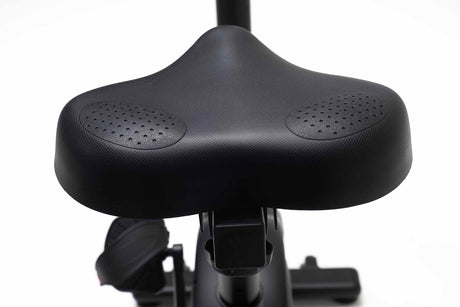 
York Barbell HB7 Exercise Bike seat close up 