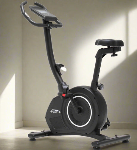 
York Barbell HB7 Exercise Bike in home setting 
