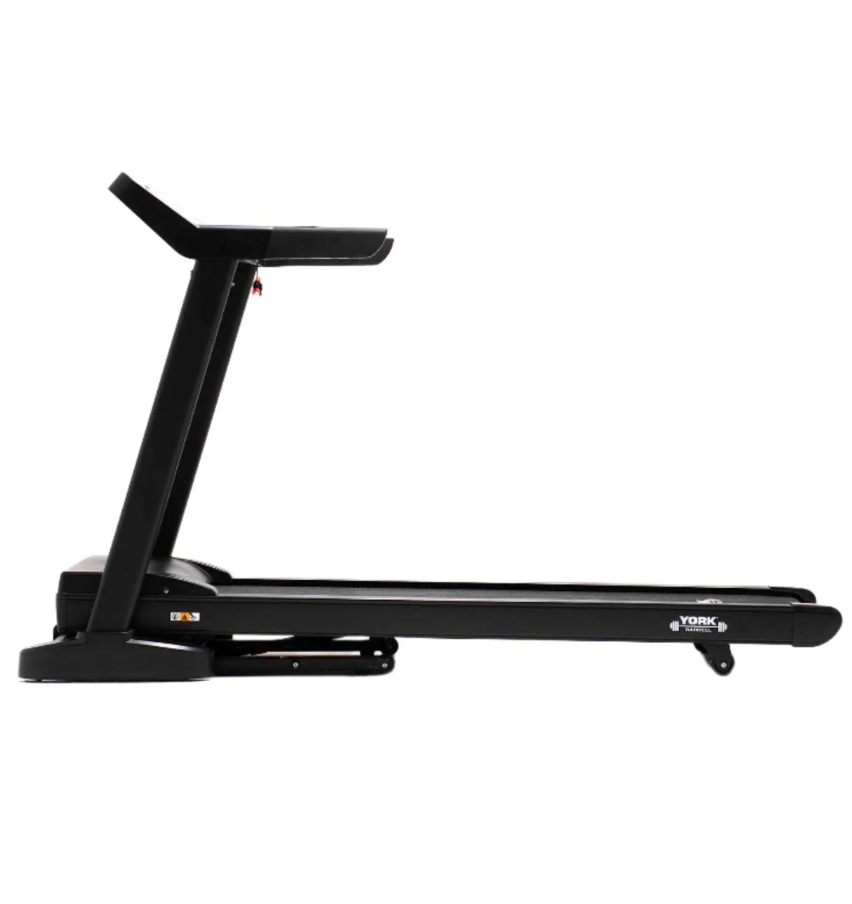 York Barbell HT9 Folding Treadmill Side view