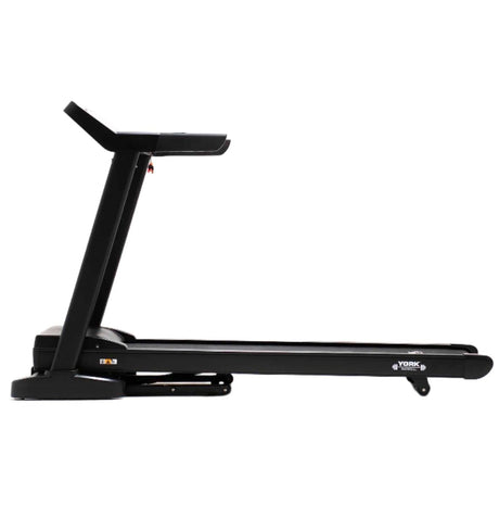 York Barbell HT9 Folding Treadmill Side view