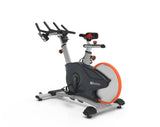 Impulse PS450 Spinning Bike (Magnetic) - Black - Console Included, back left view