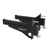 JORDAN® J75 Safety Spot Arms, back left view in white background