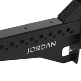 JORDAN® J75 Safety Spot Arms, close up of adjustments in white background. 