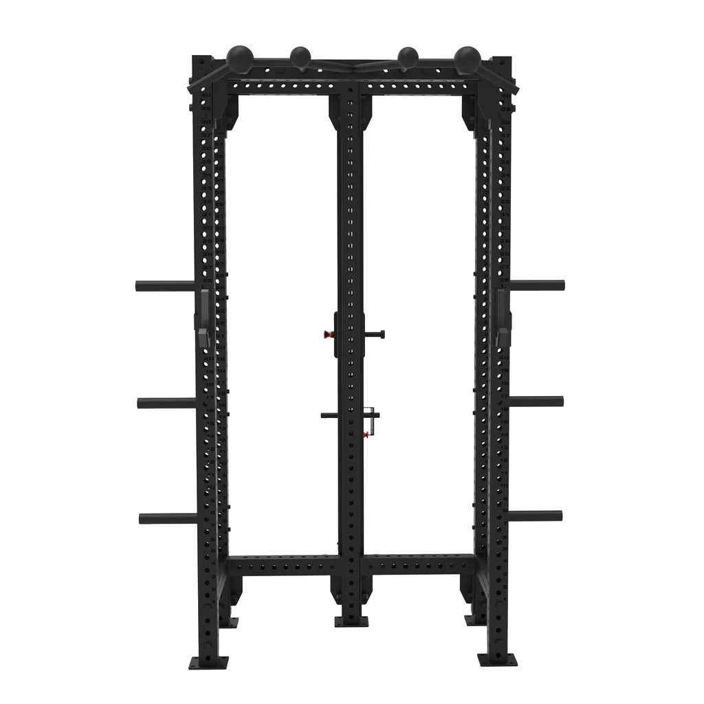  JORDAN® J75 T-Rack Displaying J Hooks, Cable and Pull up bar from rear 