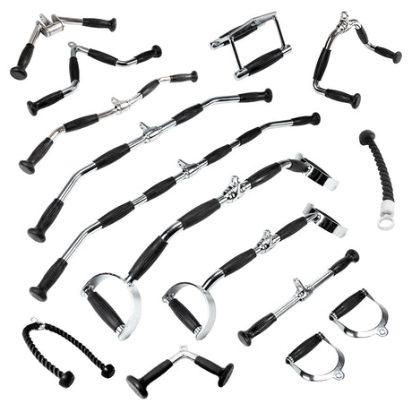 JORDAN Set of 15 Attachments Spread Across White Background