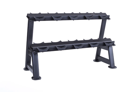 Jordan 2 Tier Dumbell Rack for 5 pairs black