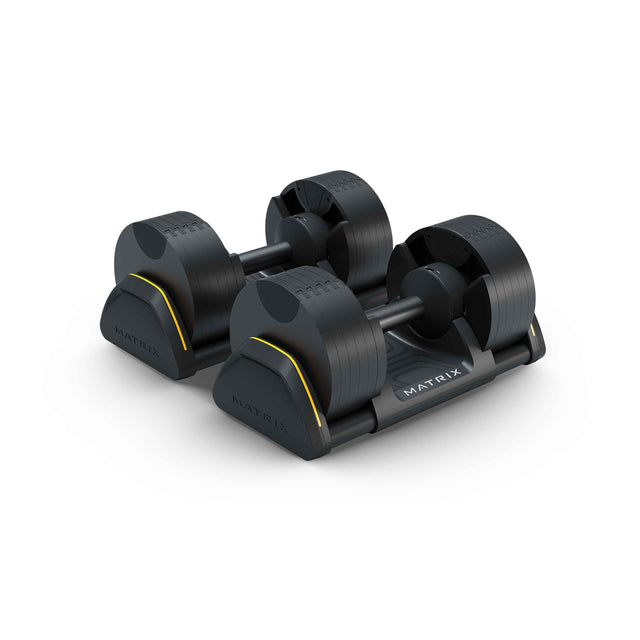 Matrix Adjustable Dumbbell Angle Front View 