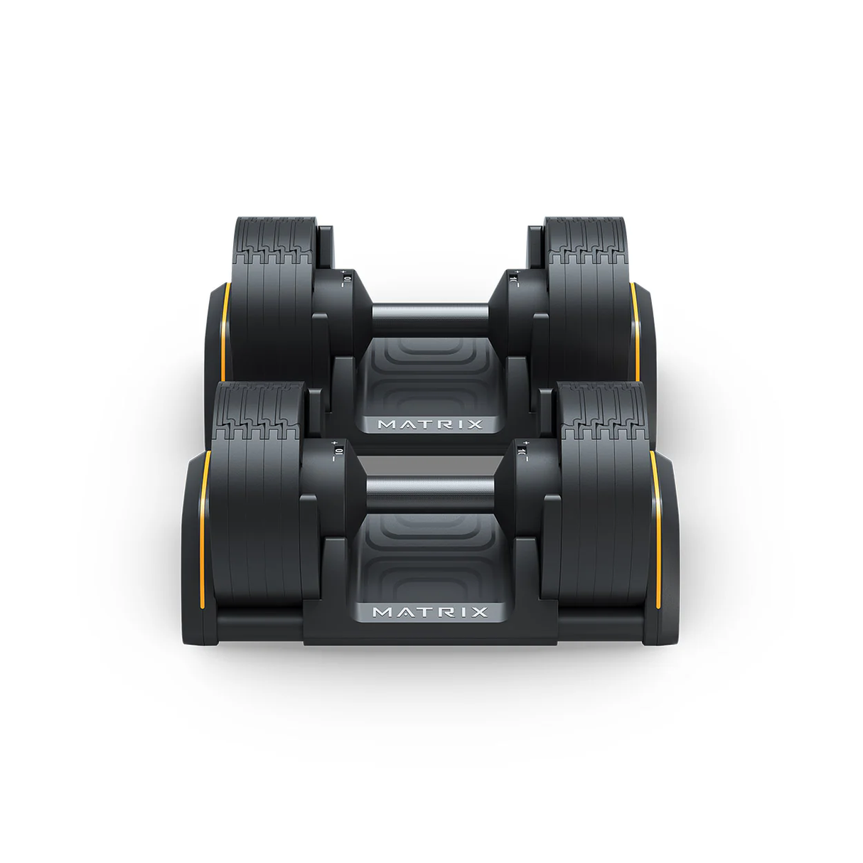 Matrix Adjustable Dumbbell 2kg - 20kg Side View Pair