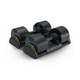 Matrix Adjustable Dumbbell 2kg - 32 kg
 Pair in holders Front Angle