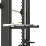 Multi-Functional Trainer Rack Close up of barbell on spot arms