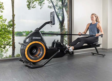 OCTANE RŌ Rower Female Using Equipment
