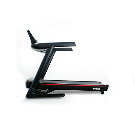 Origin Alpha Folding Treadmill Side view
