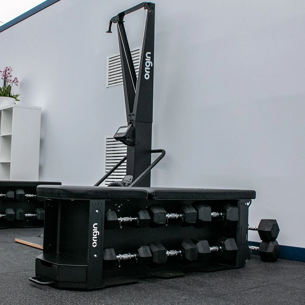 Origin FITBOX® Studio Bench in Home Gym Setting
