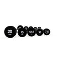 Origin RB3 Fixed Barbell Set Displayed 7.5kg - 20kg in 2.5 increments