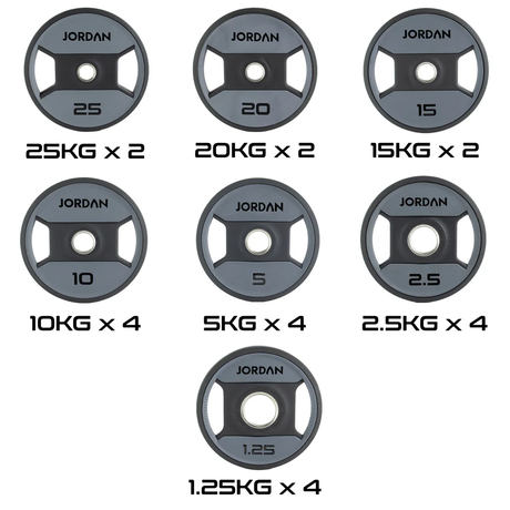 Urethan Dual Grip 200kg Set 