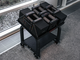 Commercial Pro 125 Birdseye of Pair in Rack