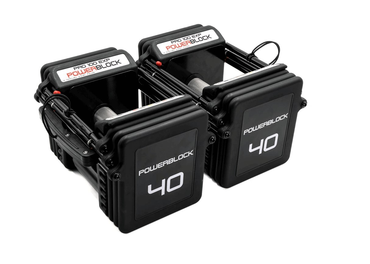 PowerBlock Pro 100 EXP Stage 1 Front View In White Background