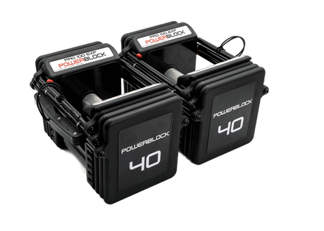 PowerBlock Pro 100 EXP Stage 1 Front View In White Background