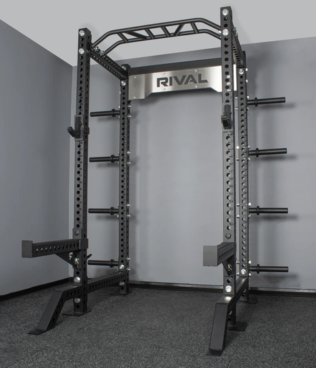 Rival S-2 Series Half Power Rack In an indoor Space 