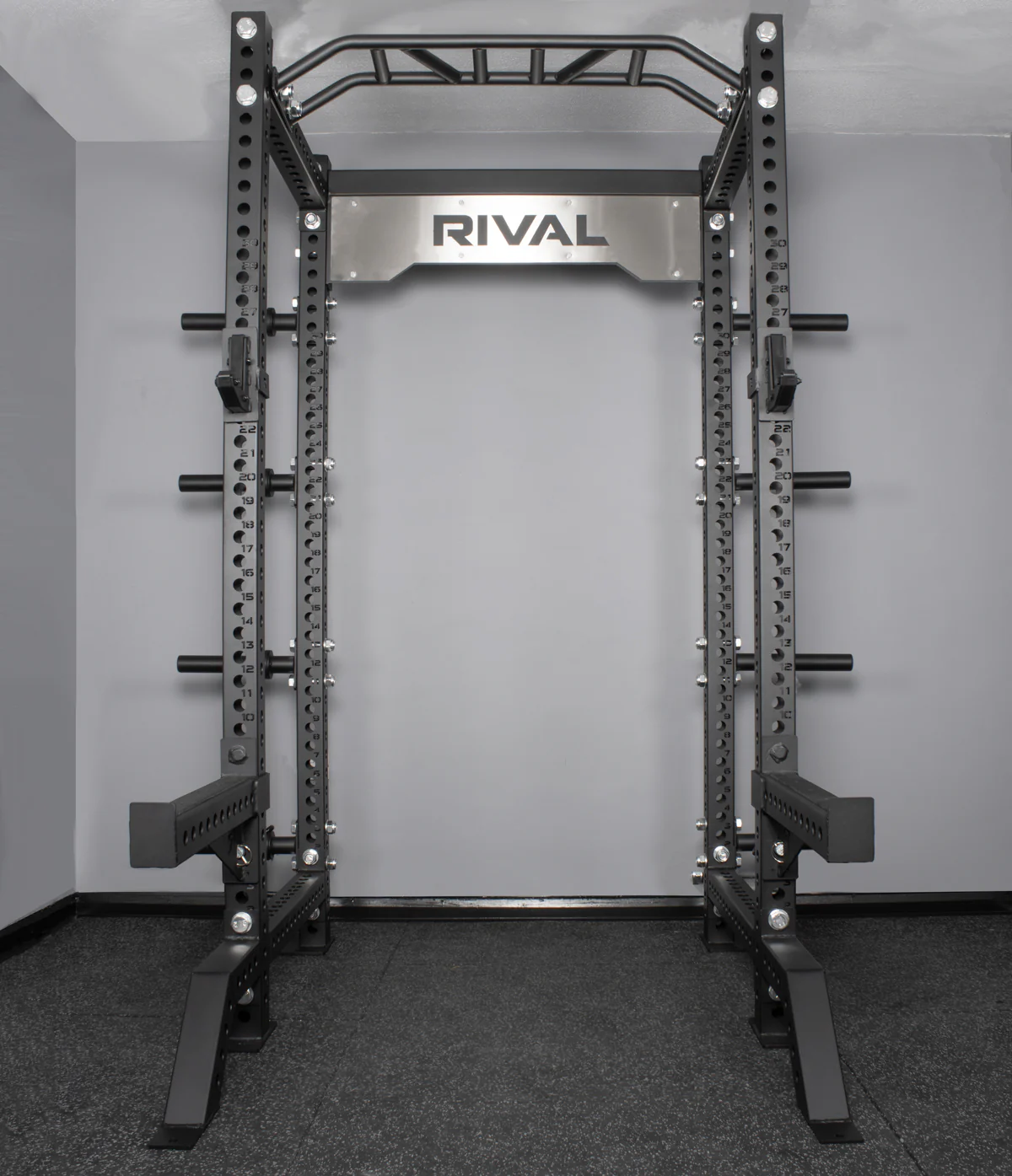 Rival S-2 Series Half Power Rack Front View 
