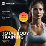 Horizon Torus 3 Home Multi Gym Ad 6 integrated Units - 80kg Weight Stacks