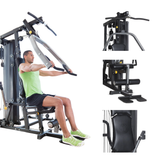 Horizon Torus 3 Home Multi Gym In use Close up of Handles, set and backing rest