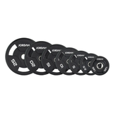 Urethane Tri-Grip Olympic Full Set from 1.25kg to 25kg 