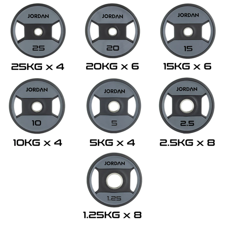 Urethan Dual Grip 400kg Set