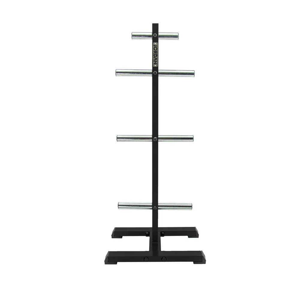 JORDAN® Olympic Weight Tree Black Front View